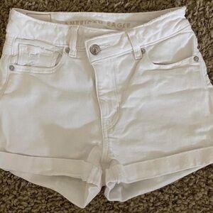 American Eagle Outfitters Women's White Jean Shorts
